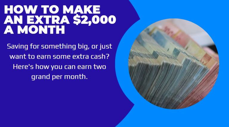 how to make an extra $2000 a month